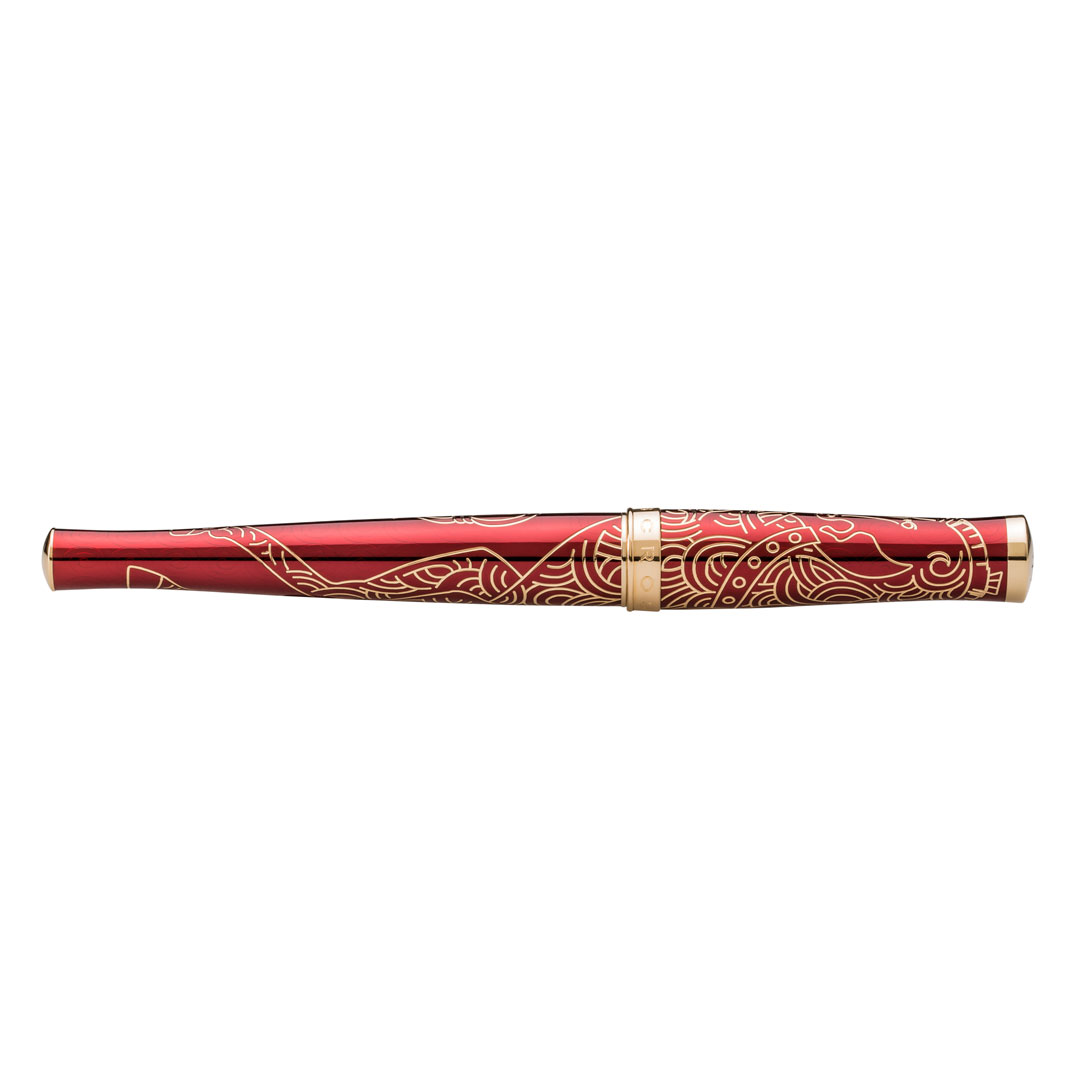 CROSS 馬年特別版 皇家紅琺瑯18K金鋼筆 AT0316-16