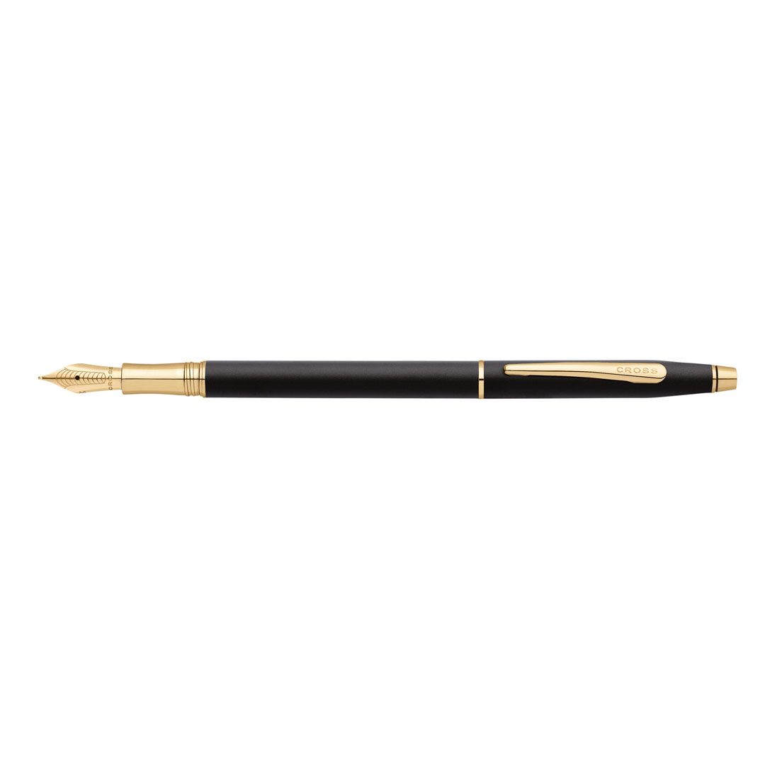 【可雷雕】CROSS 世紀經典 黑金鋼筆 AT0086-79