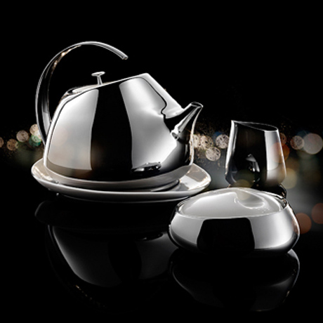 丹麥 Georg Jensen Helena Tea Tin 下午茶系列 赫蓮娜 茶葉罐，Helena Rohner 赫蓮娜 羅拿 (sp) 設計