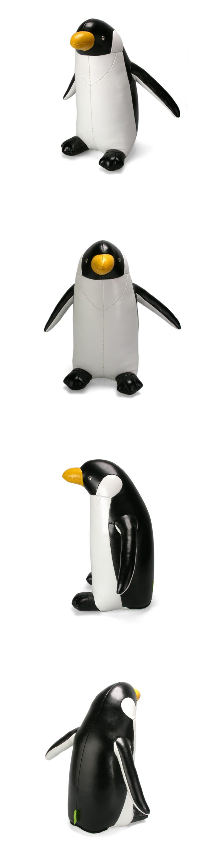 Zuny Classic 企鵝造型擺飾書檔 (黑白色)