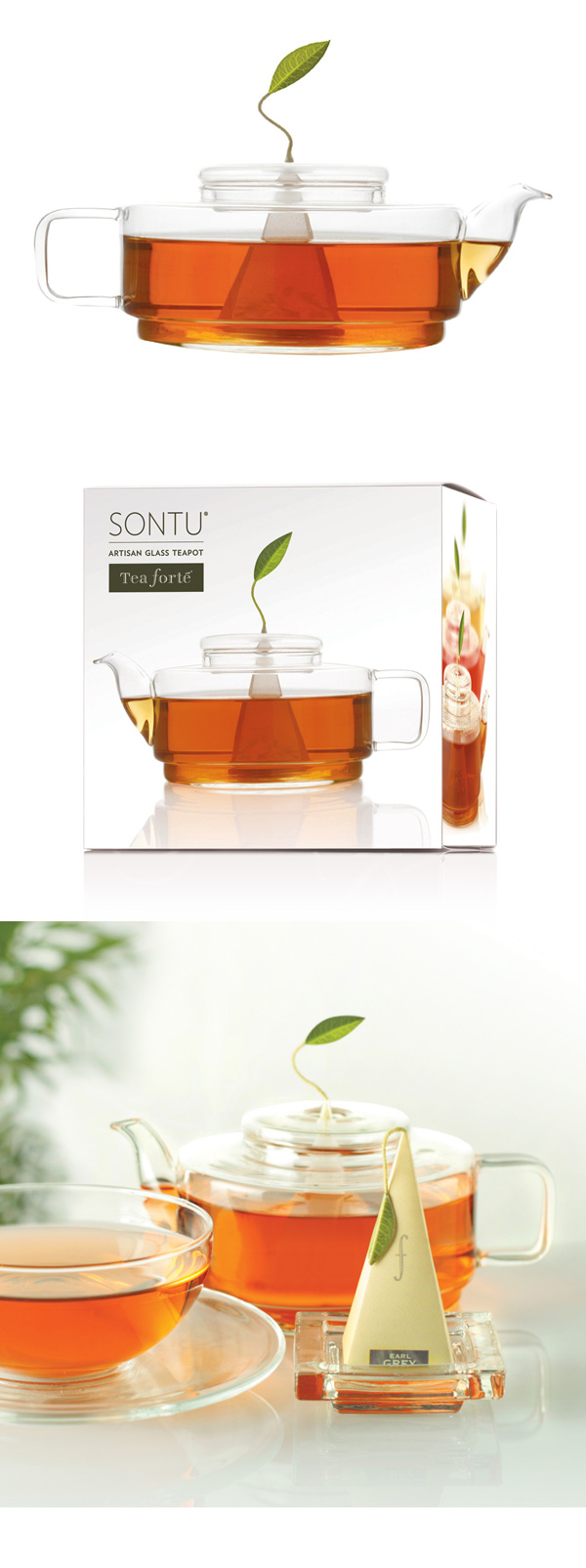 Tea Forte Sontu玻璃茶壺