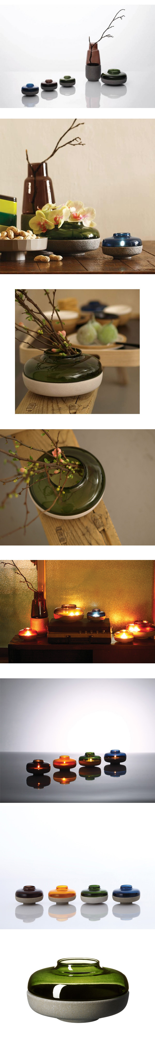 JIA Lantern & Shade 燈華系列 燭台 / 花器 中尺寸，Kate Chung 設計
