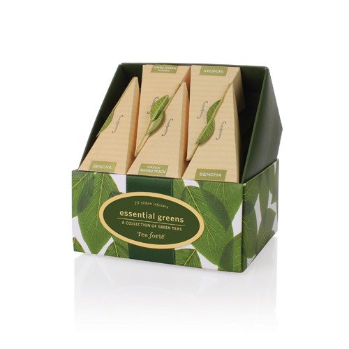 Tea Forte 10入金字塔絲質茶包 極品綠茶