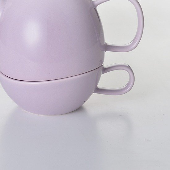 集瓷 cocera 花系列子母壺杯組 紫色