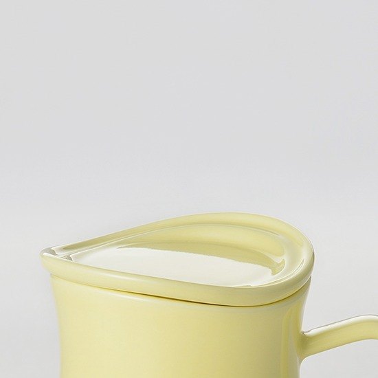集瓷 cocera 花系列馬克蓋杯組 (小) 鵝黃色
