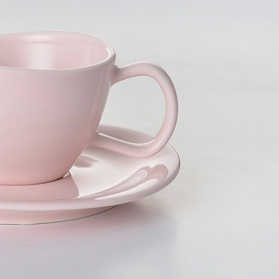 集瓷 cocera 花系列咖啡杯盤組 粉色