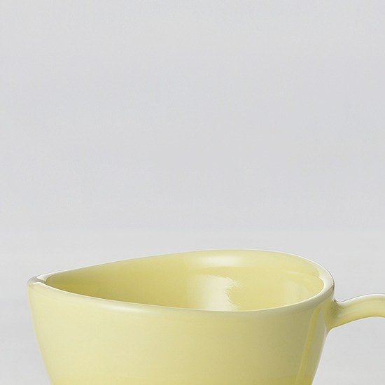 集瓷 cocera 花系列咖啡杯盤組 鵝黃色