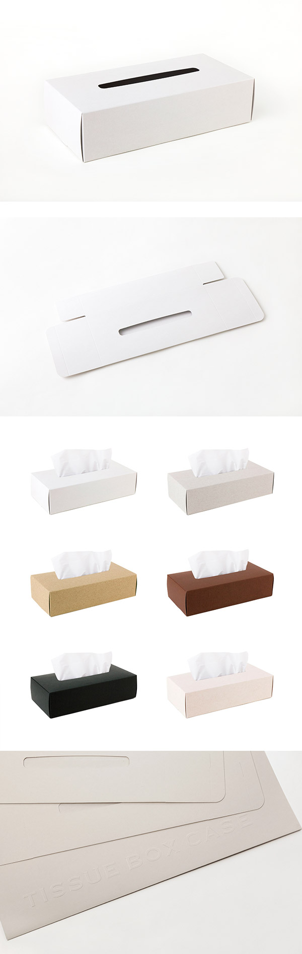 【4/30~5/6精選品牌9折優惠】Perrocaliente TISSUE BOX CASE 面紙盒 2入 白色