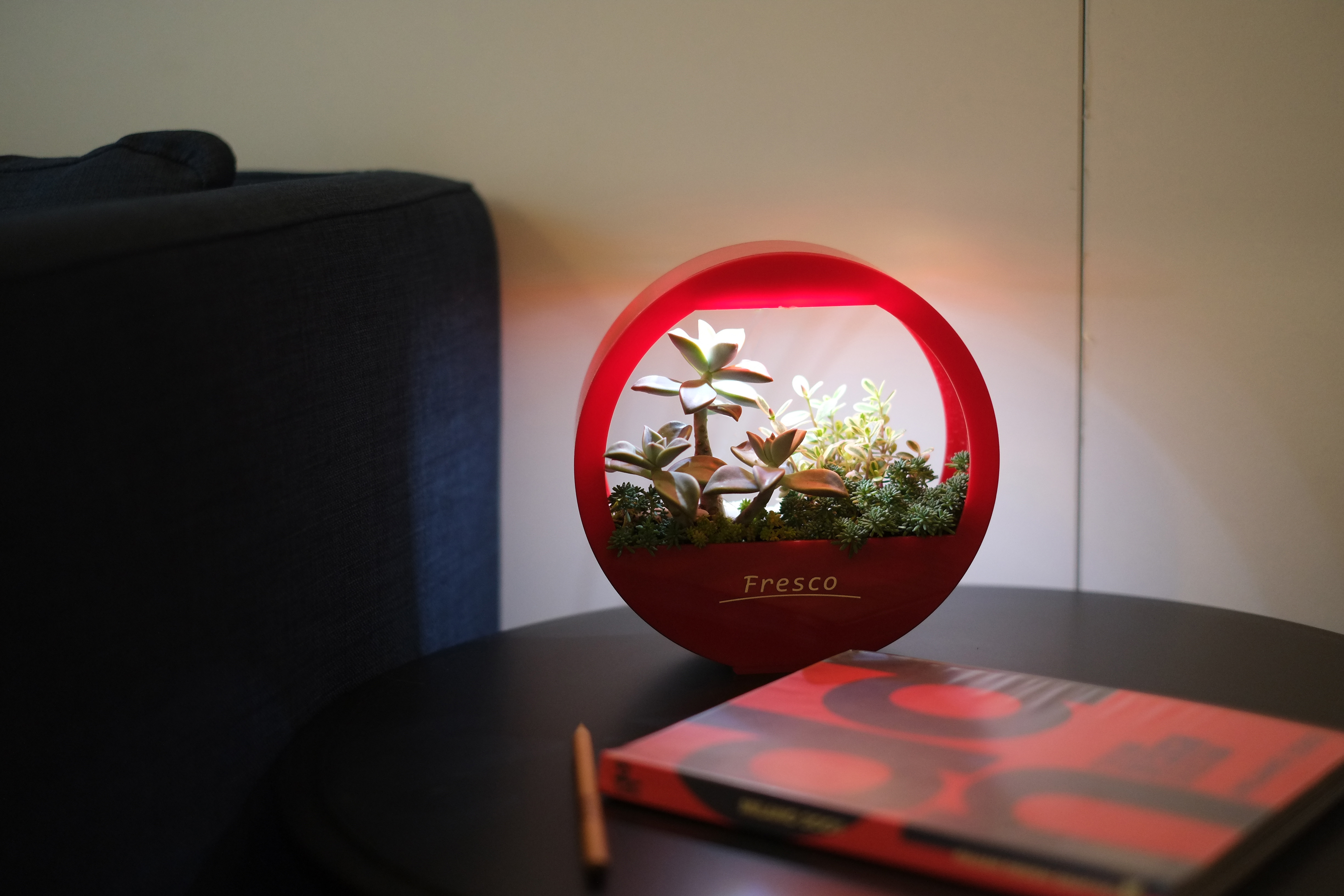 Fresco Mini Garden (LED植物燈) Arc 紅色