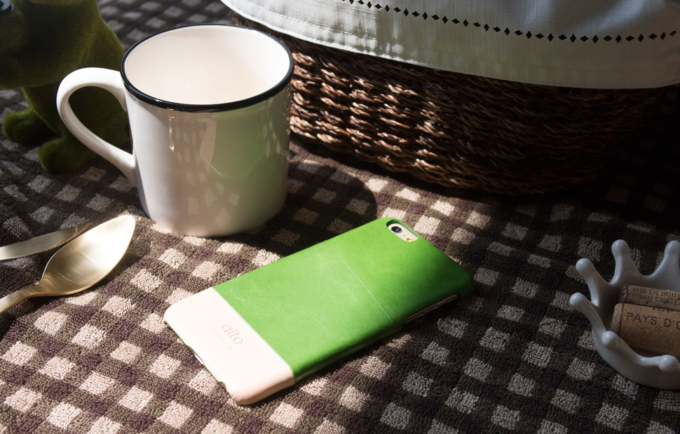 alto iPhone 6 Plus / 6S Plus 真皮手機殼背蓋 Metro (Green / Original)