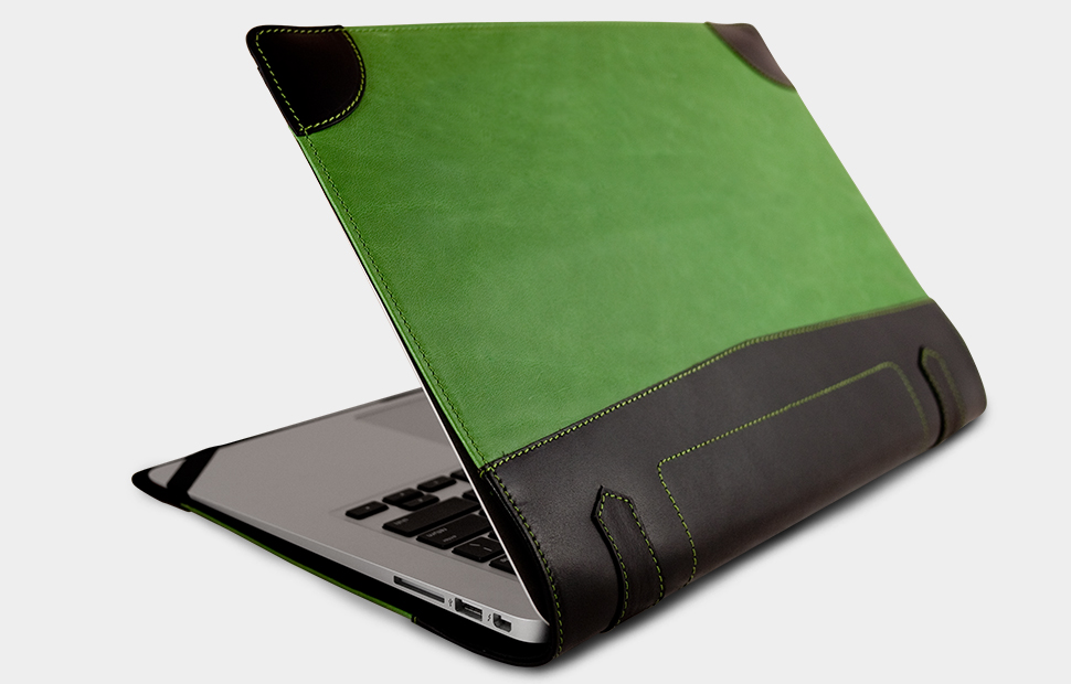 【可雷雕】alto MacBook Air 真皮保護套 La Giacca (Green)