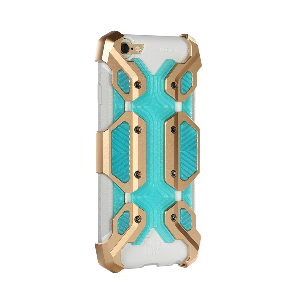 CORESUIT NEW TYPE輕裝甲金屬飾板 手機殼 iPhone 6/6s 金色