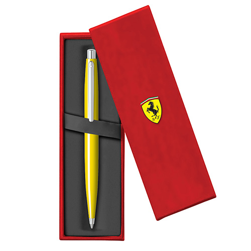 SHEAFFER Ferrari 法拉利 VFM 原子筆 黃 (附原廠提袋)