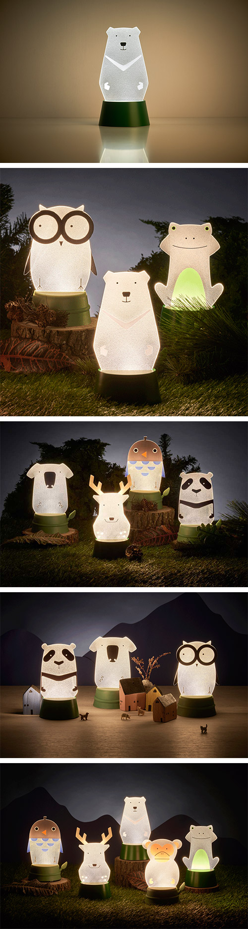 Xcellent LED 可愛夜燈時光派對 台灣黑熊