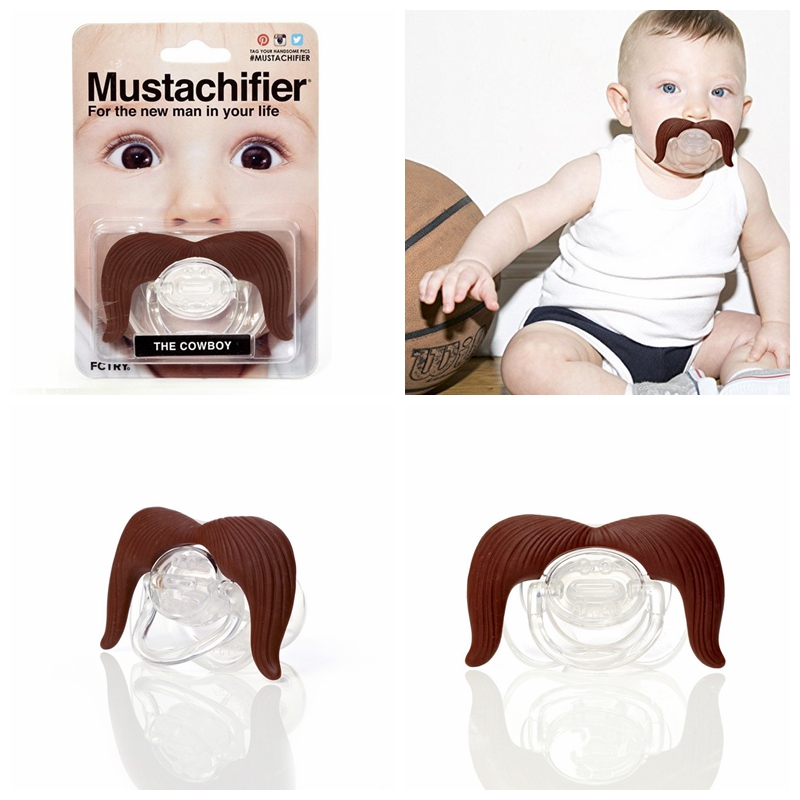 Mustachifier 紳士鬍子嬰兒奶嘴超值禮盒組