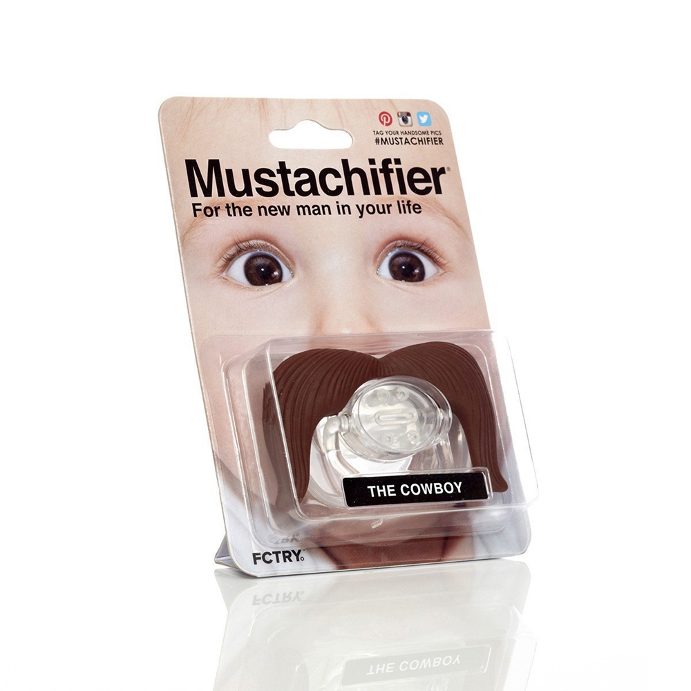 Mustachifier 牛仔鬍子嬰兒奶嘴 BPA FREE!