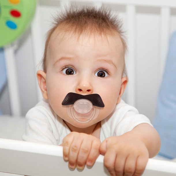 Mustachifier 萬人迷鬍子嬰兒奶嘴 BPA FREE!
