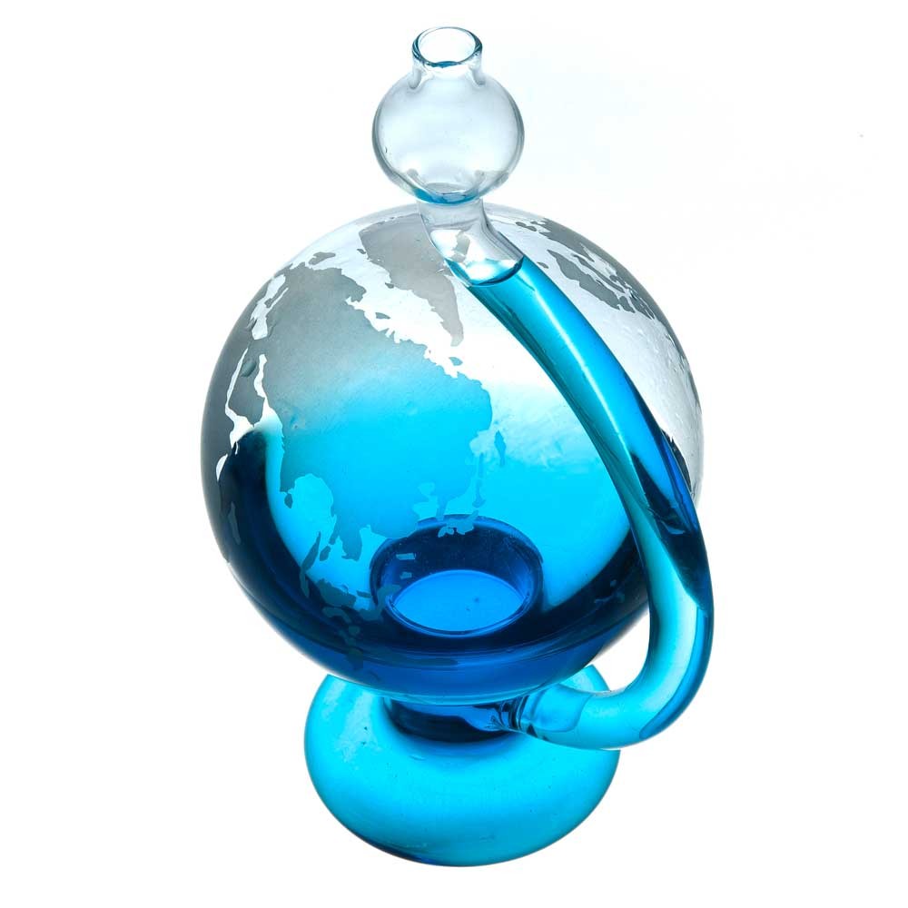 賽先生科學工廠 玻璃氣壓球 (晴雨儀) 世界地圖版（自）