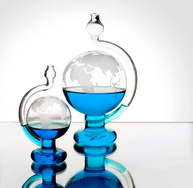 賽先生科學工廠 玻璃氣壓球 (晴雨儀) 迷你版（自）