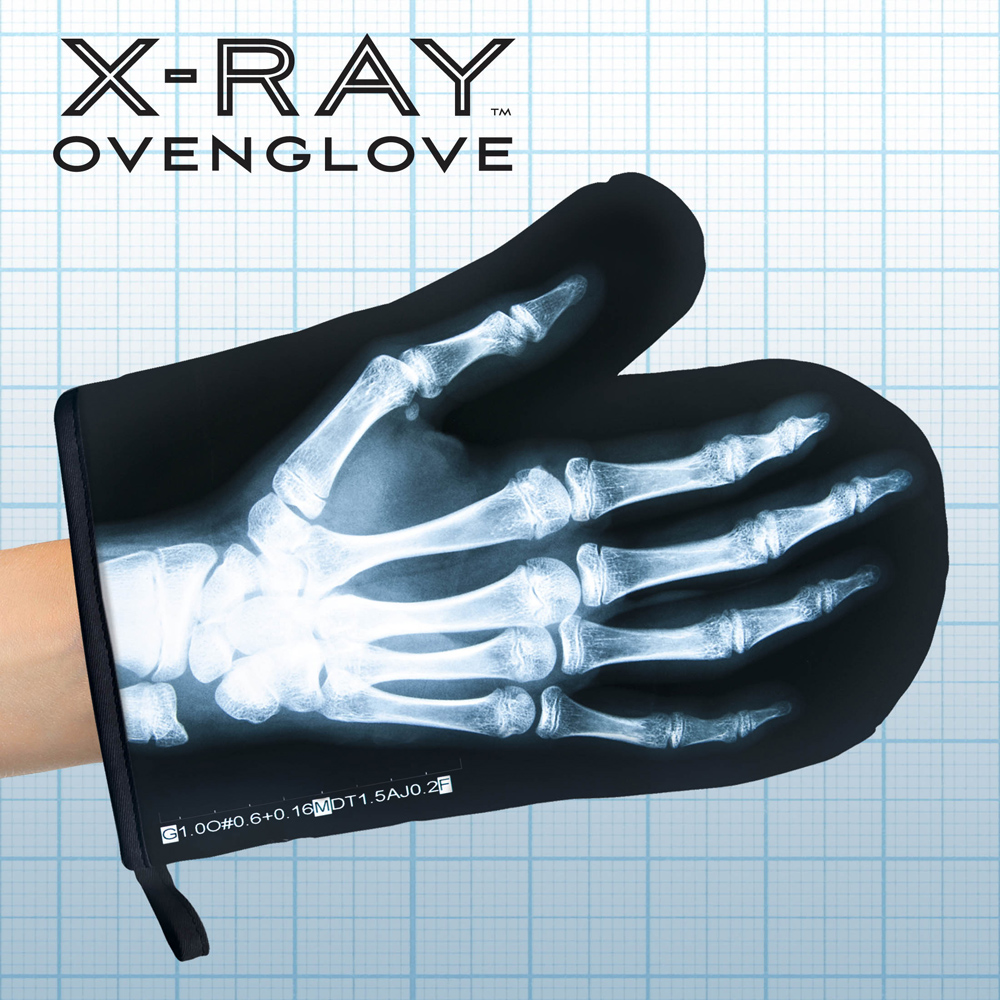 賽先生科學工廠 英國 Mustard X光造型隔熱手套 X-RAY OVENGLOVE