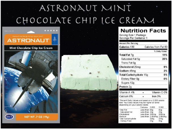 賽先生科學工廠 太空食品 冰淇淋餅乾 薄荷巧克力
