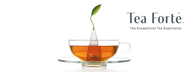 Tea Forte 20入金字塔型絲質茶包 蜜樹香桃綠茶