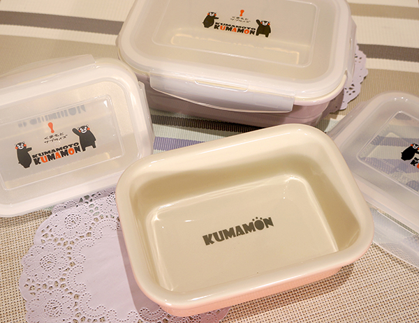 (大宗採購)【酷Ma萌】鑄瓷可微波烤箱方型保鮮盒300ML