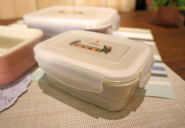 (大宗採購)【酷Ma萌】鑄瓷可微波烤箱方型保鮮盒300ML