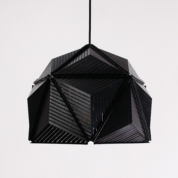 QUALY 三角幾何-燈罩 (黑)