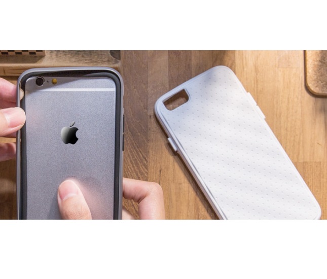 BONE iPhone 6/6S 極簡雙色保護框-白