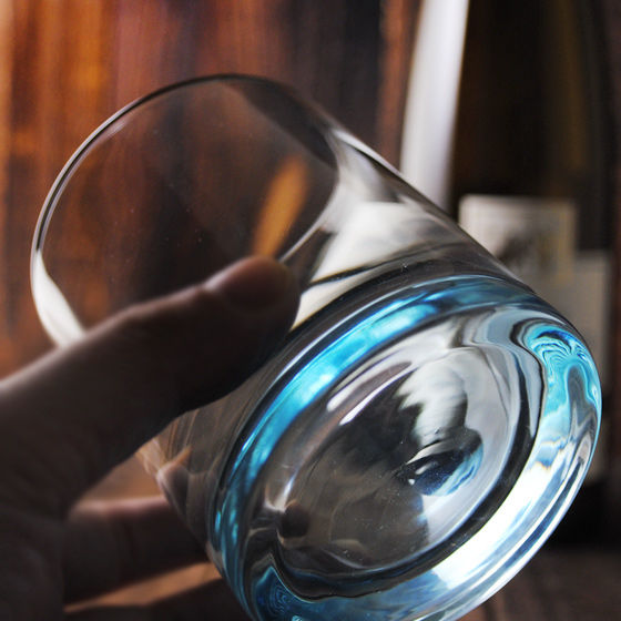 MSA【手工雕刻】義大利Bormioli Rococo威士忌杯-天空藍