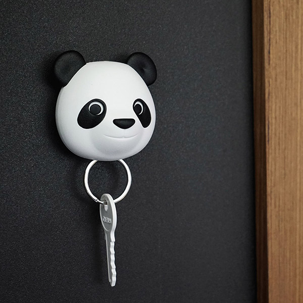  QUALY 熊貓鑰匙圈