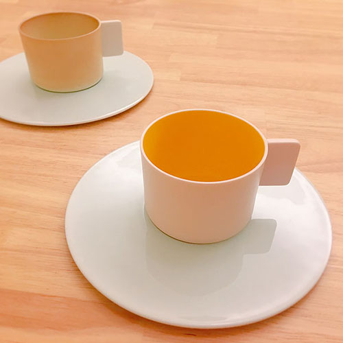 日本 S&B系列 漸層咖啡杯盤組 (粉紅)