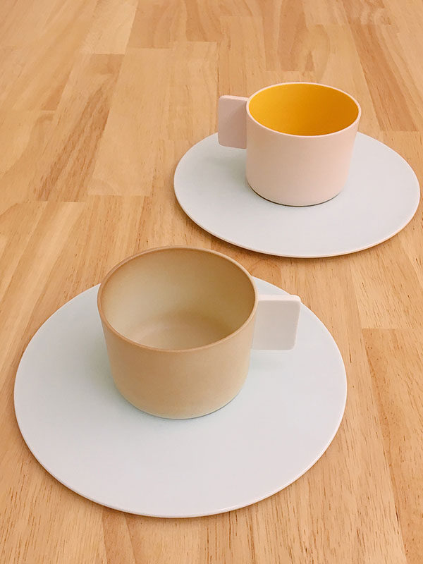 日本 S&B系列漸層咖啡杯盤組 (淺棕)