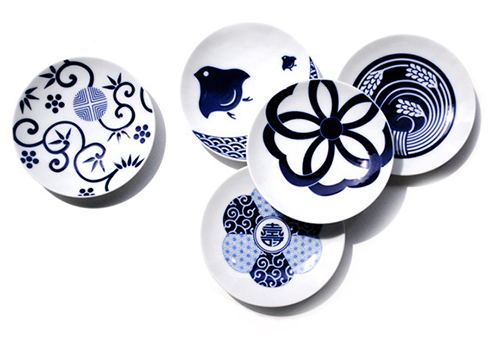 日本 KIHARA 經典圖紋豆皿 (五件組)
