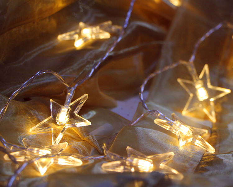節慶派對佈置館 小星星LED燈串-暖光4米