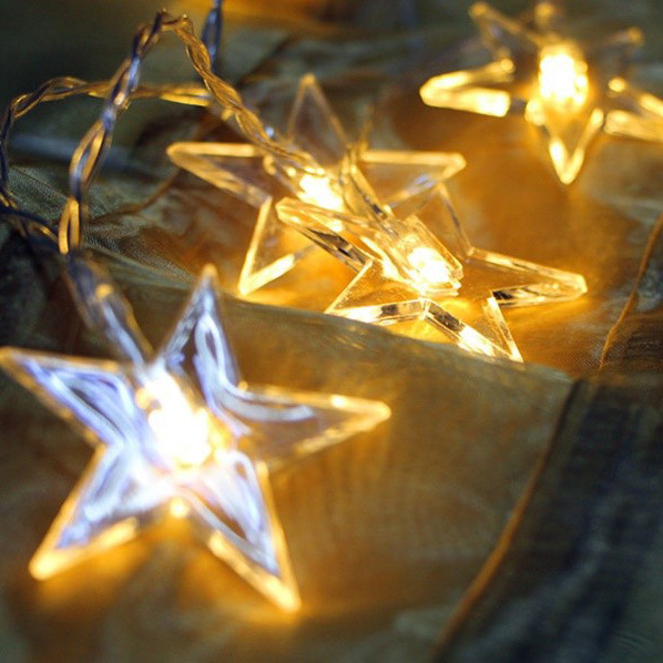 節慶派對佈置館 小星星LED燈串-暖光4米