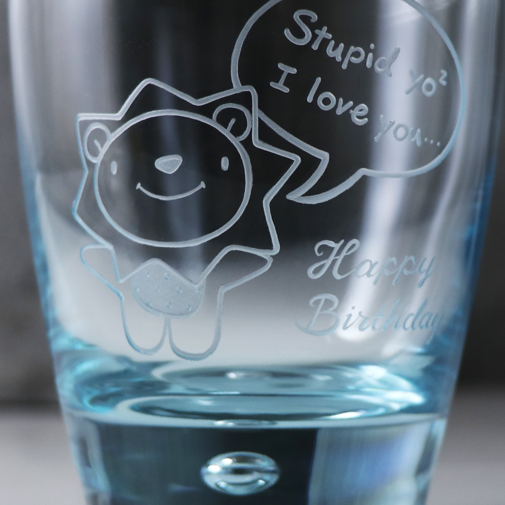 MSA【手工雕刻】LION雕刻玻璃杯-獅子座