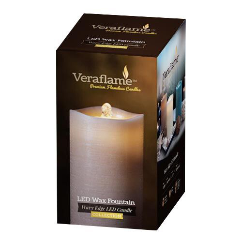 Veraflame 擬真火焰搖擺蠟燭 22.5cm 象牙白 (360度系列)