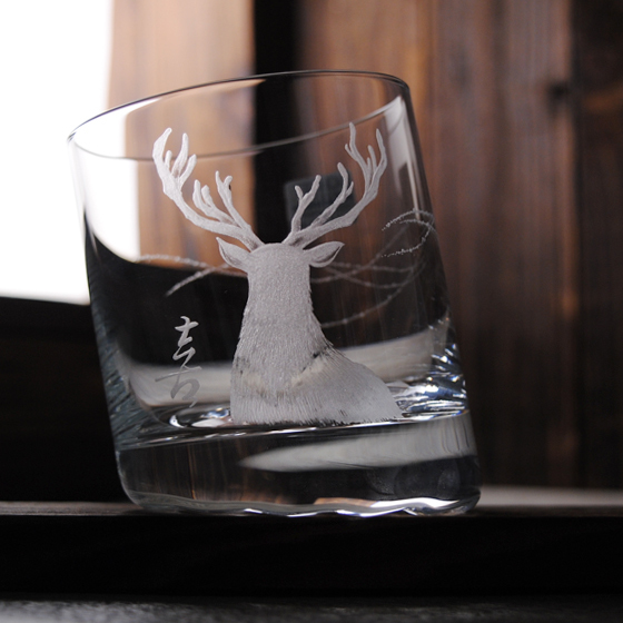 MSA【手工雕刻-聖誕節款】10°Barserie水晶杯刻字-麋鹿
