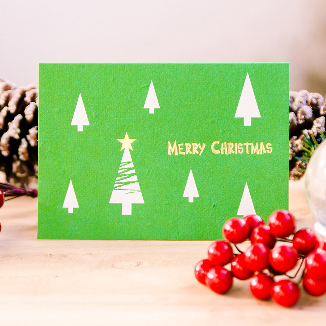 WOOPAPERS Merry Christmas 種子紙聖誕卡片 聖誕樹 Tree-2