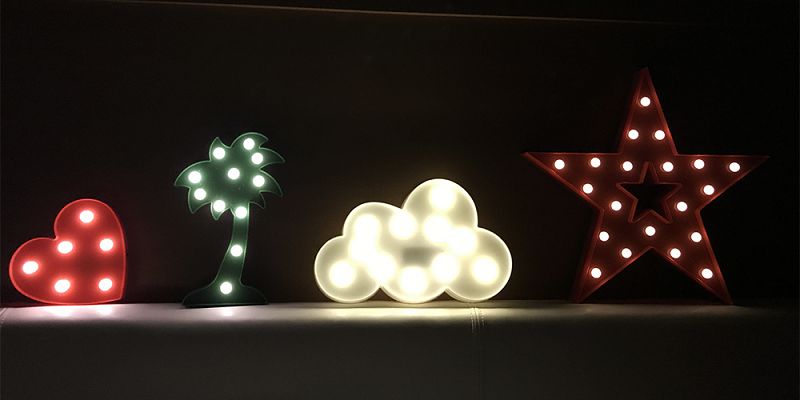 大力女｜造型LED小夜燈-椰子樹