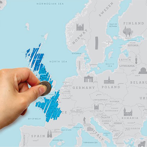 Luckies 我的地圖刮刮樂 歐洲地圖篇 歐元版