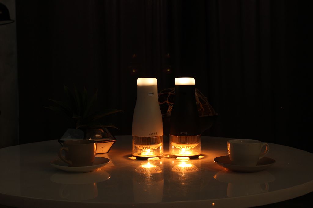 【韓國 Lumir】蠟燭節能LED氣氛燈 (黑)– Mood 暖黃光