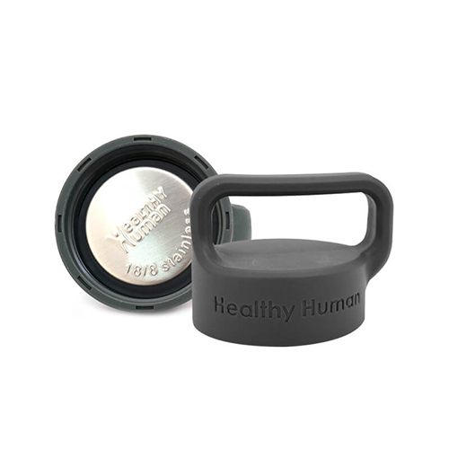 Healthy Human 寬口不鏽鋼保冷保溫瓶(621ml)(黑色)