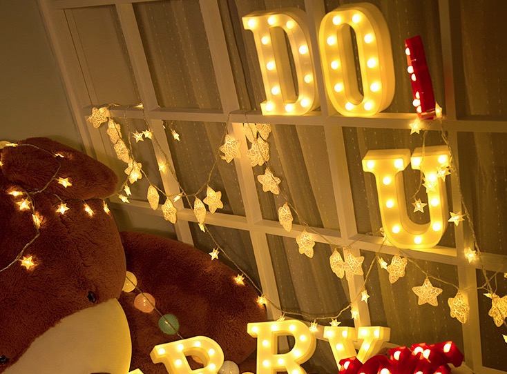 創意小物館 LED立體字母創意裝飾燈 HAPPY BIRTHDAY