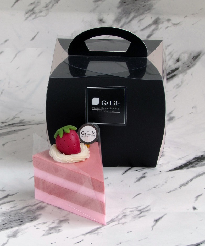 G’s Life 切片蛋糕香皂禮盒 嫣紅草莓
