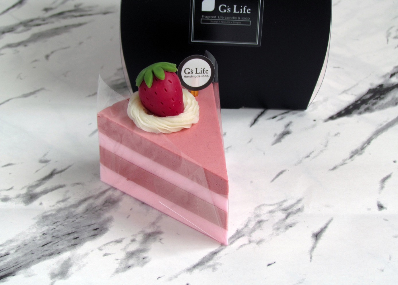 G’s Life 切片蛋糕香皂禮盒 嫣紅草莓