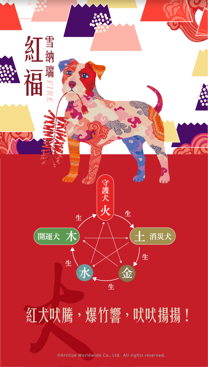 TALES 神話言 犬轉乾坤 五盤禮盒 點心盤 (5入)