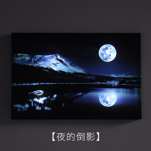 創意小物館 夜燈遙控裝飾畫 東京鐵塔